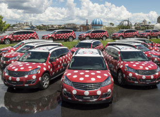 Minnie Vans spotted in the wild at Walt Disney World