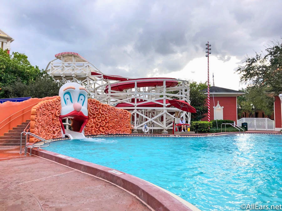 Clown slide removed from Disney's BoardWalk Resort pool
