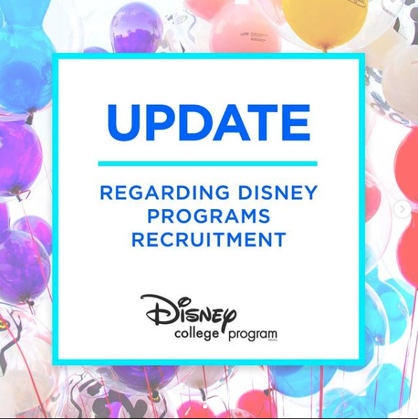 Disney Internships & Programs not expected to return anytime soon