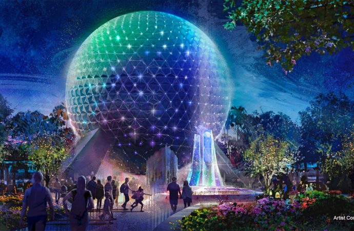 Detailed look at Spaceship Earth’s new lighting package