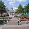 The Main Street U.S.A. gazebo at Disneyland Paris undergoes extensive refurbishment