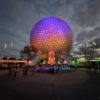 New EPCOT entrance receives new lighting, music, and flags