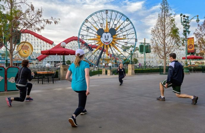 Disneyland offers fitness classes for guests at Disneyland Resort Hotels